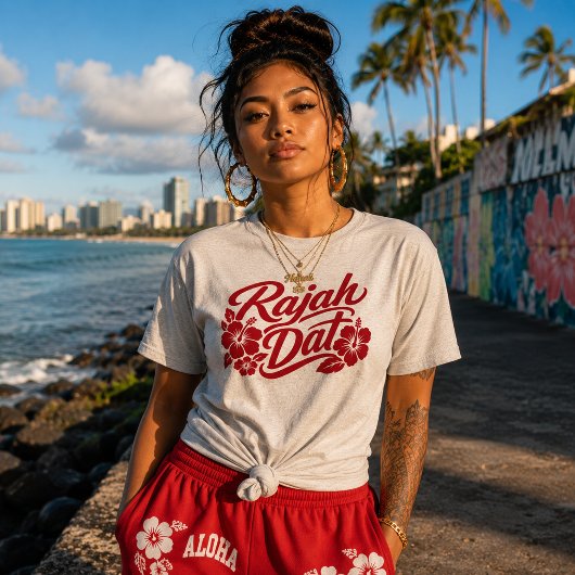 ハワイ文化 - Rahjah トライブレンドTシャツ