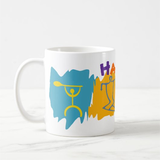 ハワイ旅行お土産マグカップ コーヒーマグカップ (左)