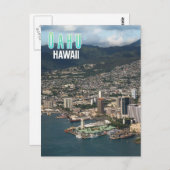 ハワイ旅行はがき ポストカード (正面/裏面)