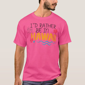 ハワイ旅行をテーマにしたメルクアパーに行きたい Tシャツ