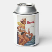ハワイ旅行アート 缶クーラー (缶裏面)