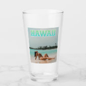 ハワイ旅行ピントグラス タンブラーグラス (正面)