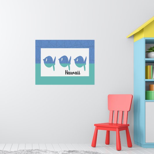 ハワイ旅行 ポスター (子ども部屋1)