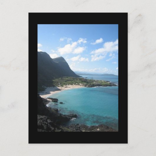 ハワイ日付のポストカ結婚ードを保存 案内ポストカード (正面)