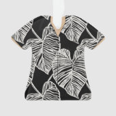 ハワイ柄Tシャツアクリルキーホルダー オーナメント (正面)