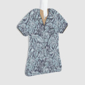 ハワイ柄Tシャツアクリルキーホルダー オーナメント (正面)
