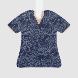 ハワイ柄Tシャツアクリルキーホルダー オーナメント