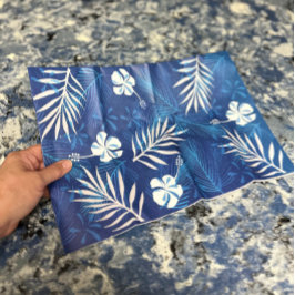 ハワイ植物熱帯葉ハイビスカス 薄葉紙