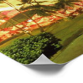 ハワイ海岸 ポスター (角)