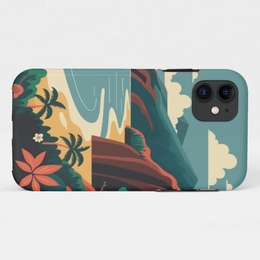 ハワイ海船 Case-Mate iPhoneケース (裏面(横))