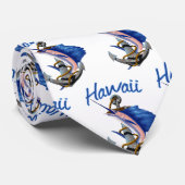 ハワイ深いシー魚釣り ネクタイ (ロール)