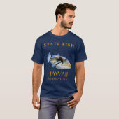ハワイ準州の魚 ハムハム Tシャツ (正面フル)