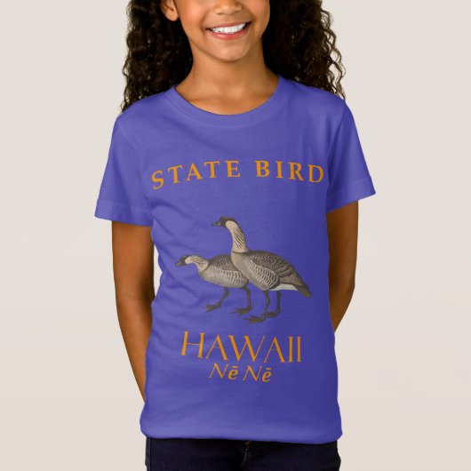 ハワイ準州の鳥 ネネガモ Tシャツ (正面)
