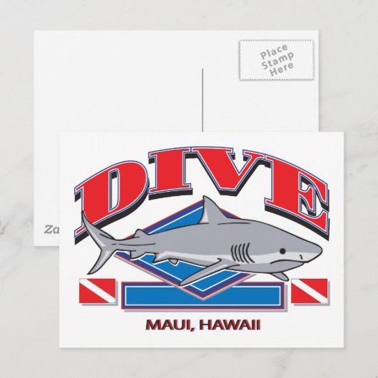 ハワイ潜航 ポストカード (正面/裏面)