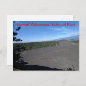 ハワイ火山キラウエアイキ ポストカード (正面/裏面)