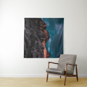 ハワイ火山デジタル壁紙 タペストリー (インサイチュ(横))