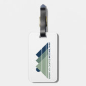 ハワイ火山ナショナルパークマウンテンサン ラゲッジタグ (裏面縦)