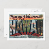 ハワイ火山ナテルパーク ポストカード (正面/裏面)