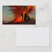 ハワイ火山ビジネスカード 名刺 (正面/裏面)