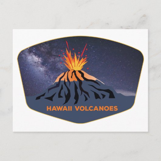 ハワイ火山国立公園のお土産 ハワイ ポストカード (正面)