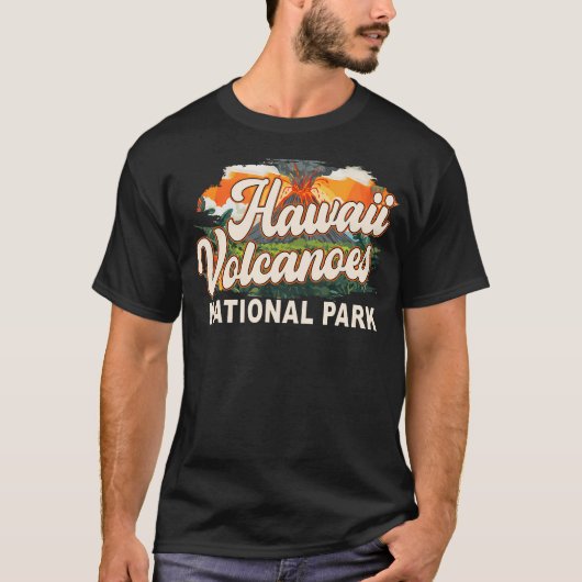 ハワイ火山国立公園の屋外探索 Tシャツ (正面)