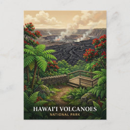 ハワイ火山国立公園の旅 ポストカード