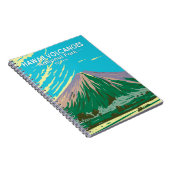 ハワイ火山国立公園マウナロアヴィンテージ ノートブック (右側)
