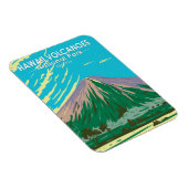 ハワイ火山国立公園マウナロアヴィンテージ マグネット (右側)