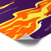 ハワイ火山国立公園ヴィンテージポスター ポスター (角)