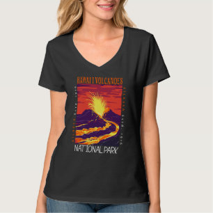 ハワイ火山国立公園ヴィンテージ動揺して Tシャツ