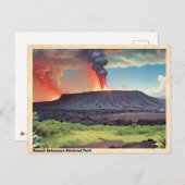 ハワイ火山国立公園ヴィンテージ旅行 ポストカード (正面/裏面)