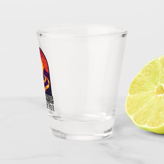 ハワイ火山国立公園ヴィンテージ ショットグラス (右)