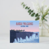 ハワイ火山国立公園ヴィンテージ ポストカード (スタンド正面)