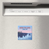 ハワイ火山国立公園ヴィンテージ マグネット (インサイチュ (食洗機))