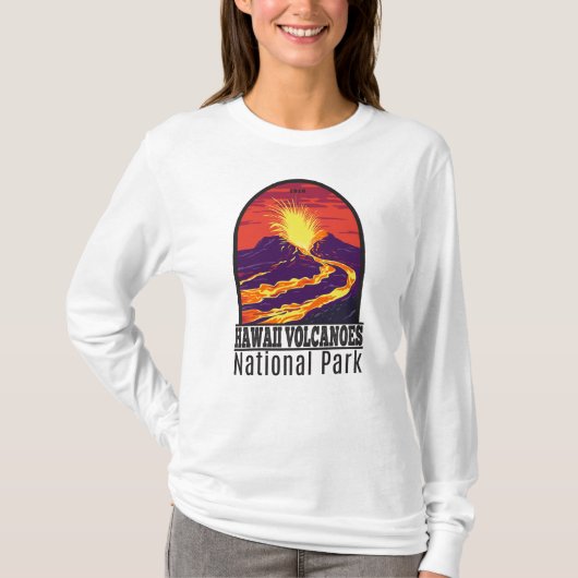 ハワイ火山国立公園ヴィンテージ Tシャツ (正面)