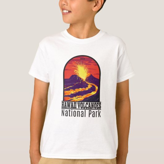ハワイ火山国立公園ヴィンテージTシャツ Tシャツ (正面)