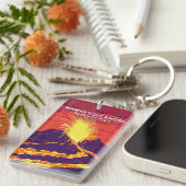 ハワイ火山国立公園両面 キーホルダー (正面右)