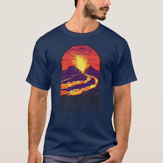 ハワイ火山国立公園2 Tシャツ (正面)