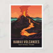 ハワイ火山国立公園 アメリカ旅行 ポストカード (正面)
