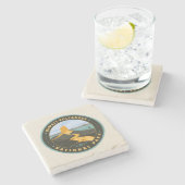 ハワイ火山国立公園 ストーンコースター (横)