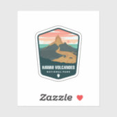 ハワイ火山国立公園 |ダイカットのシール シール (シート)