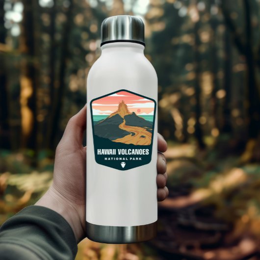 ハワイ火山国立公園 |ダイカットのシール シール