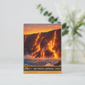 ハワイ火山国立公園 | ビンテージポストカード ポストカード (スタンド正面)