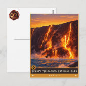 ハワイ火山国立公園 | ビンテージポストカード ポストカード (正面/裏面)