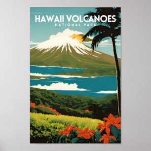ハワイ火山国立公園 ポスター