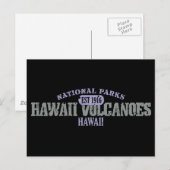 ハワイ火山国立公園 ポストカード (正面/裏面)