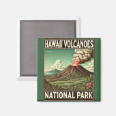 ハワイ火山国立公園 マグネット (正面/裏面)