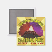 ハワイ火山国立公園 マグネット (正面/裏面)