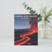 ハワイ火山国立公園 旅行 ポストカード (スタンド正面)