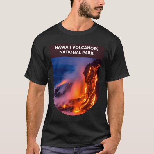 ハワイ火山国立公園 Tシャツ (正面)